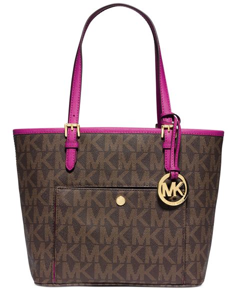 michael kors jet set snap pocket medium|michael kors jet set bags.